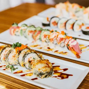 sushi and sashimi, food, sushi, sashimi