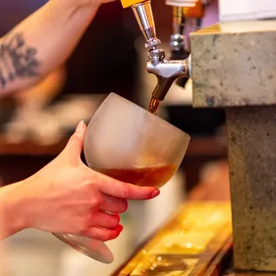 Shiner pour by a great bartender.