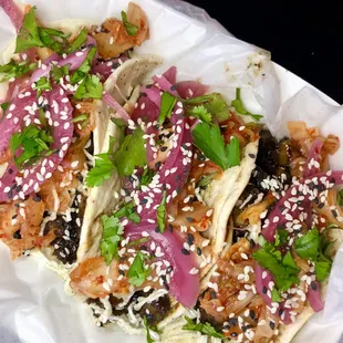 Korean bbq tacos - so yummy!!