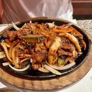 Spicy Bulgogi &amp; Squid 1000/10!!!