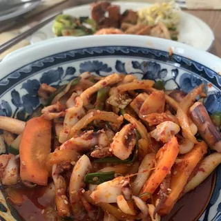 Stir-fried Squid 오징어 볶음
