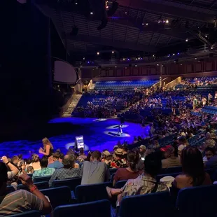 The stage before the show