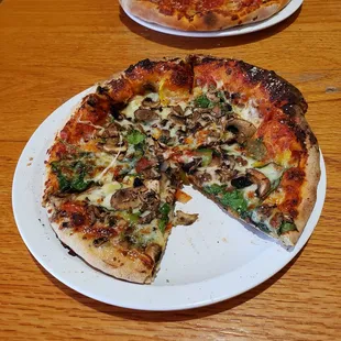 Thank you Ha Ha Pizza for making pizza that is not overly salty, garlicky, or greasy. It was yummy. Service was great, too.