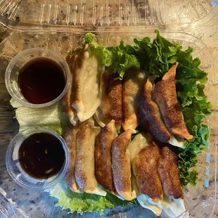 takeout: 2 orders of gyoza
