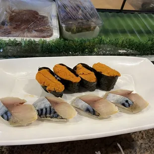 Mackerel and Unagi Kabayaki
