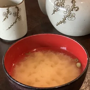 The soup and the tea