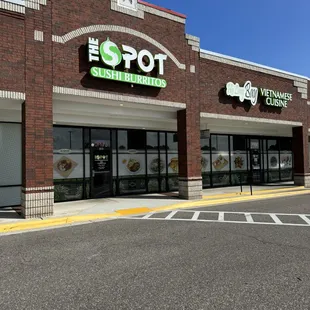 the outside of the store