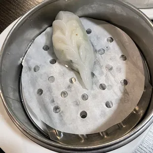 Shrimp and chive dumplings