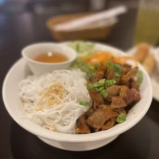 Vermicelli bowl with pork!
