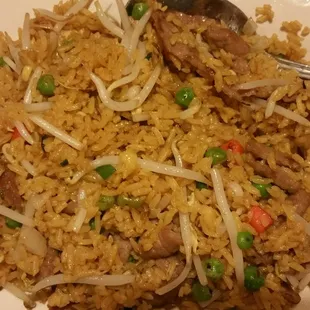 Fried rice w/ beef - so good!
