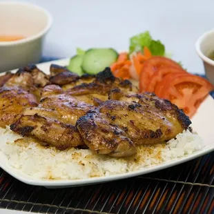 BBQ Chicken with Jasmine Rice