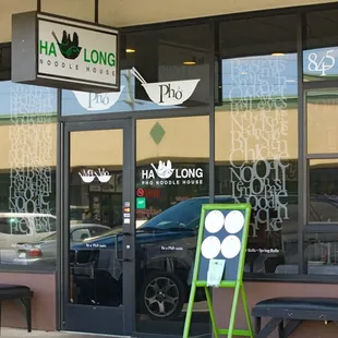 Ha Long Pho Noodle House store front in Honolulu, Hawaii at City Square Shopping Center