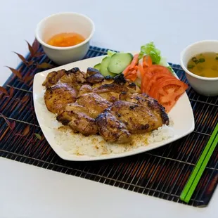 BBQ Chicken with Jasmine Rice