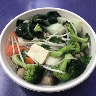 Mixed Vegetable Noodle Soup