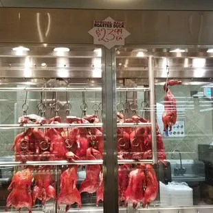 Roast duck, Peking duck and roast pork warming rack