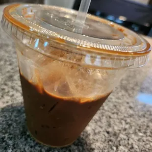 Iced Coffee with condensed milk