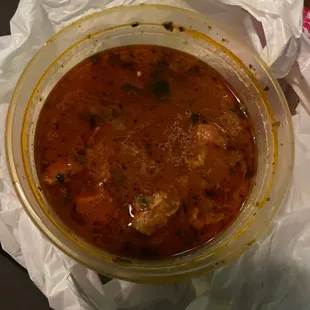 Expected a chicken karahi but instead got the soup ‍; worst mistake coming in here for the food!