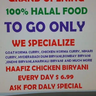 Haafiz food mart  Friday dinner buffet  Saturday and Sunday  Lunch and dinner buffet  Come and try our mouth watering food  100%halal