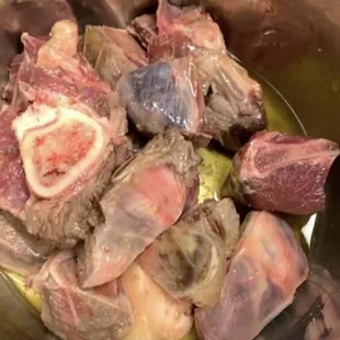 a bowl of meat and vegetables