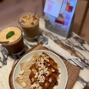 Honey Almond Croffle