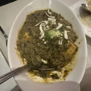 Palak paneer