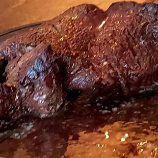 2nd portion of "Tenderloin for Two" comes with a salad, and a baked potato.