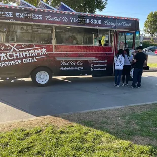 people standing outside