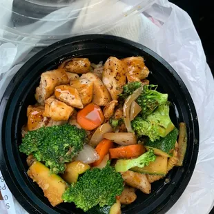 What you are looking at is the Chicken teriyaki bowl!
