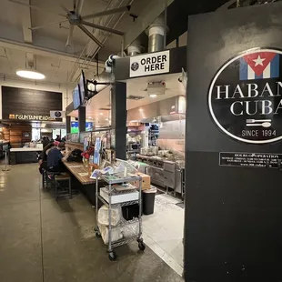 Facade and front order counter