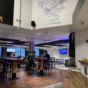 Bar with additional seating