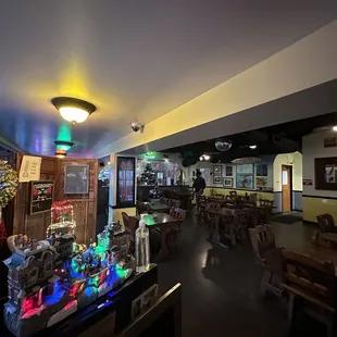 the interior of the restaurant