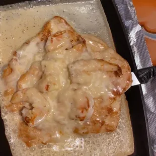 Habanero Chicken (grilled chicken with shrimp and cheese)