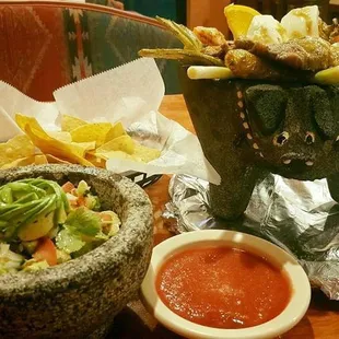 Mexican Guacamole and Molcajete