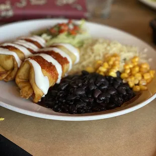 Beef chimichanga