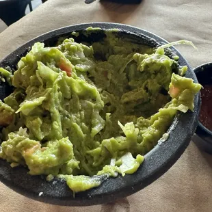 &quot;Guacamole&quot; with shredded lettuce... NO cilantro, jalapeño or even salt