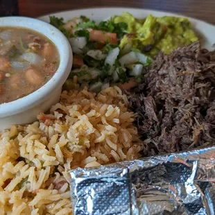 Barbacoa plate.