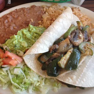 Grilled Veggie Taco Plate