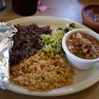 Barbacoa Plate