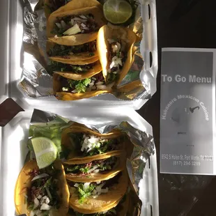 tacos de canasta- shredded beef (2 orders) comes with6 small tacos. the spicy sauce is so good