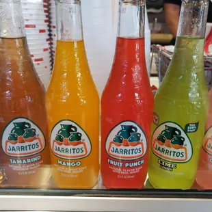a variety of drinks