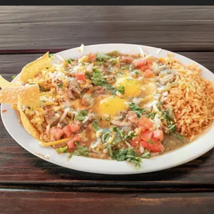 Huevos Rancheros with salsa