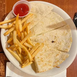 3. Kids Cheese Quesadilla