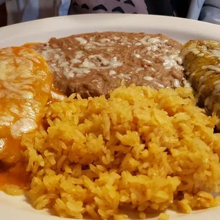 2. Chile Relleno and Enchilada Combination