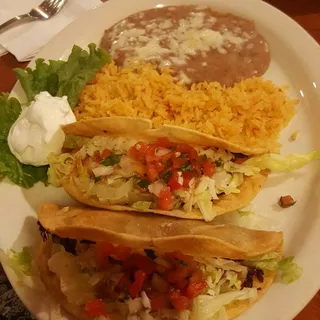 5. Two Hard Shell Tacos Combination