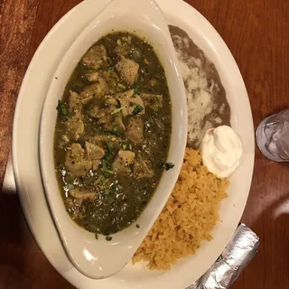 Chile Verde Plate