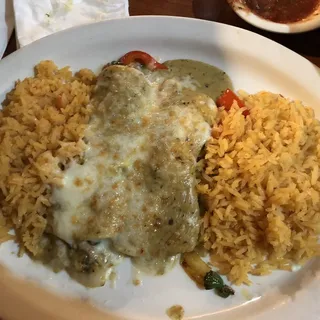 Fajita Vegetables Enchiladas