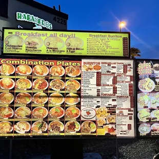 Drive Thru Menu - crazy price hike ‍