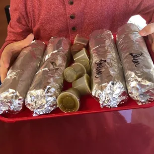 Breakfast burritos!