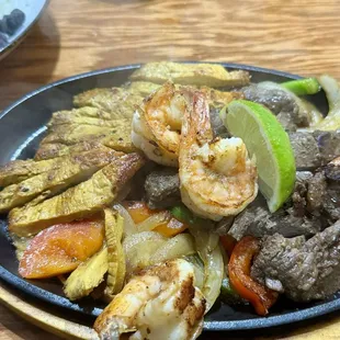 Texas fajita platter