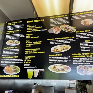 Left half of their menu.